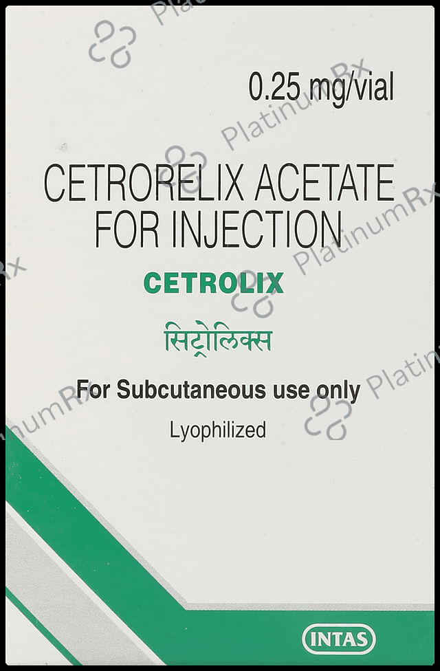 Cetrolix 0.25mg Injection 1s