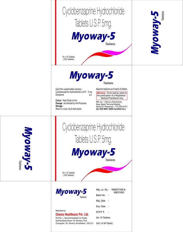 Myoway 5mg Tablet 10s