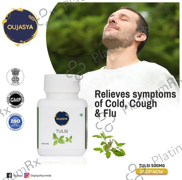 Oujasya Tulsi 500mg Capsule