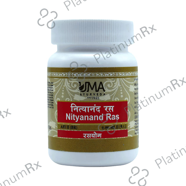 Uma Ayurveda Nityanand Ras Tablet 40 tablets