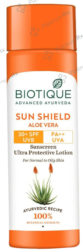 Biotique Sun Shield Aloe Vera Sunscreen Lotion SPF 30 PA++
