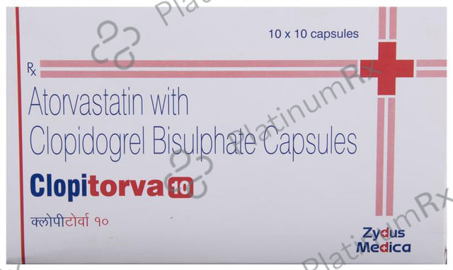 Clopitorva 10/75mg Capsule 10s