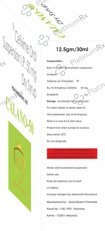 Calano 50 Dry Syrup 30ml