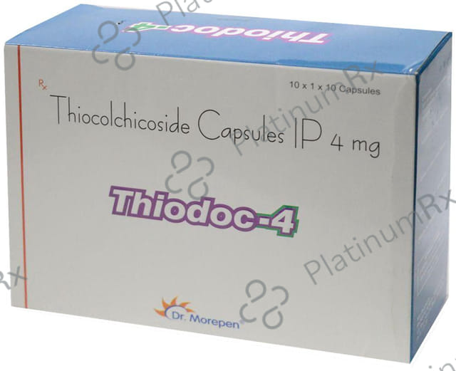 Thiodoc 4mg Capsule 10s