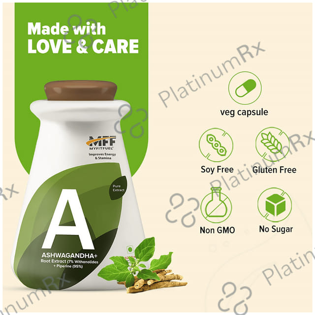 MyFitFuel Ashwagandha Root Extract Capsule 120 capsules