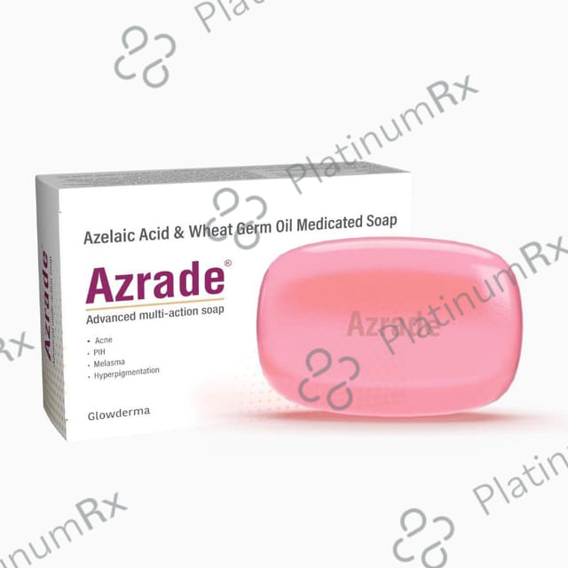 Azrade 2.5% Soap 75 gm Soap Glowderma Labs Pvt Ltd