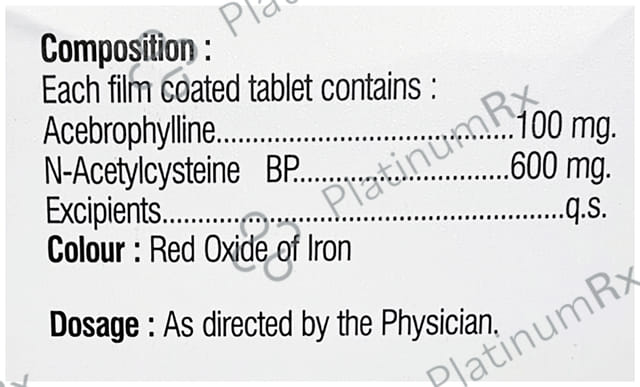 Twin 100/600mg Clear Tablet 10s