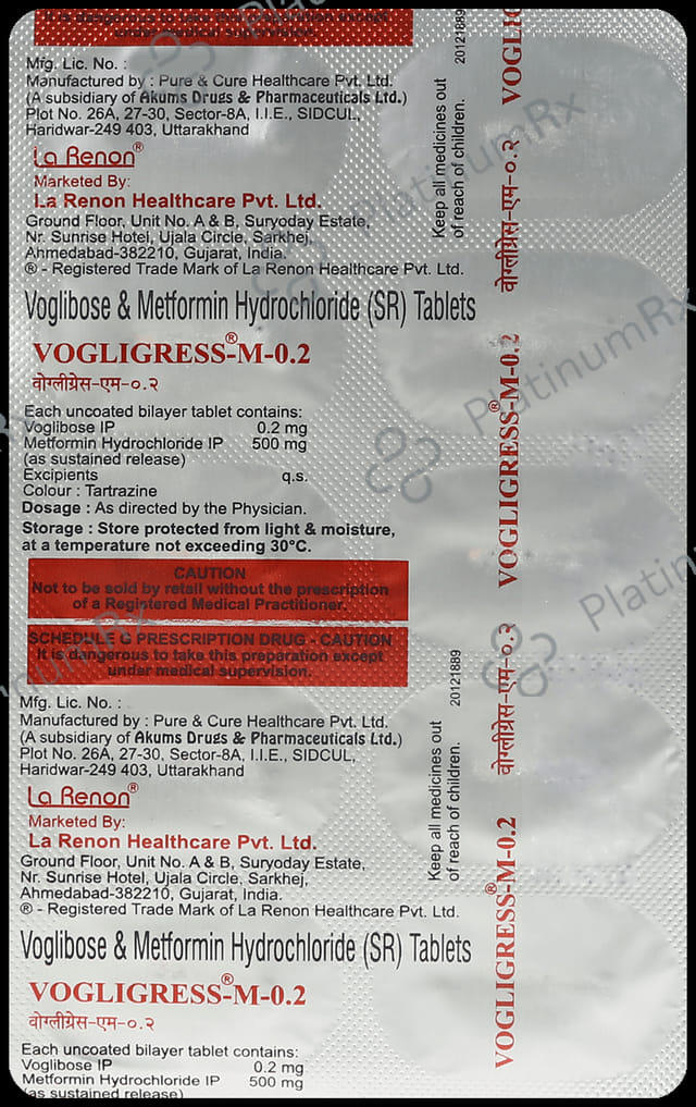 Vogligress-M 0.2 Tablet SR