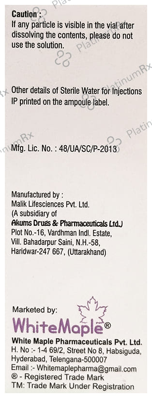 Mapcef SB 1.5 1000/500mg Injection 1s