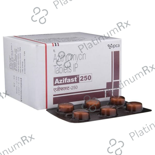 Azifast 250mg Tablet 6s (Ipca)
