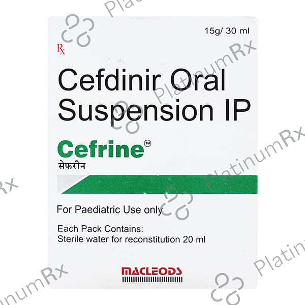 Cefrine 125mg Oral Syrup 30ml
