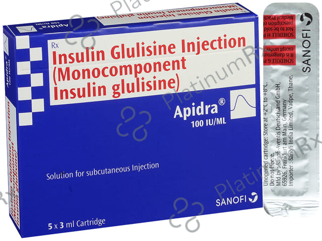 Apidra (100 IU/ml) Refill Cartridge / Injection 1*3ml