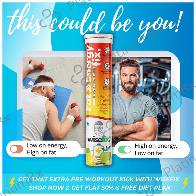 Wisefix Fat to Energy Fix Effervescent Tablet Sugar Free