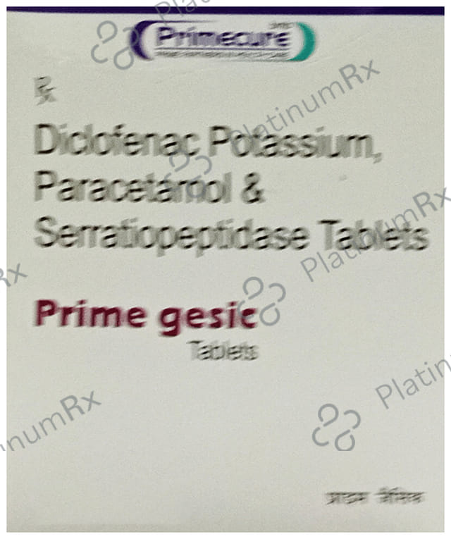 Prime Gesic 50/325/10mg Tablet 10s