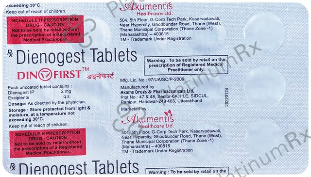 Dinofirst 2mg Tablet 15s