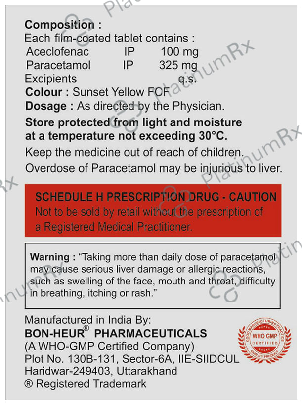 Dava Aceclop Plus Tablet