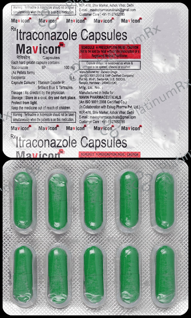 Mavicon 100mg Capsule