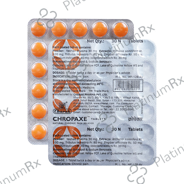 Charak Chropaxe Tablet 30s