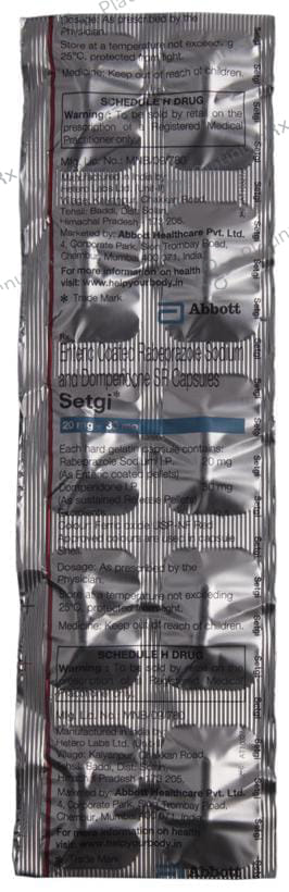 Setgi 30/20mg Capsule SR 10s
