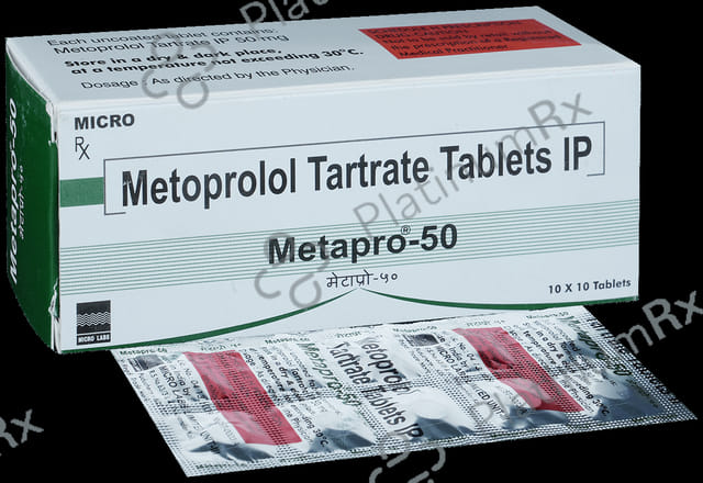Metapro 50mg Tablet 10s