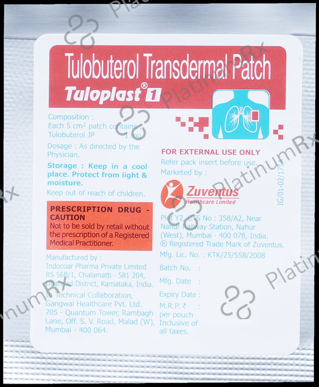 Tuloplast 1 Transdermal Patch