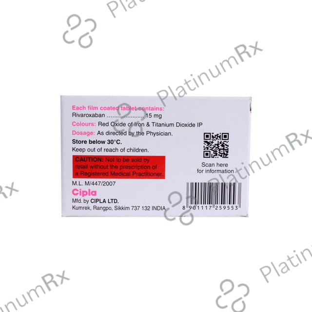 Rivazest 15mg Tablet