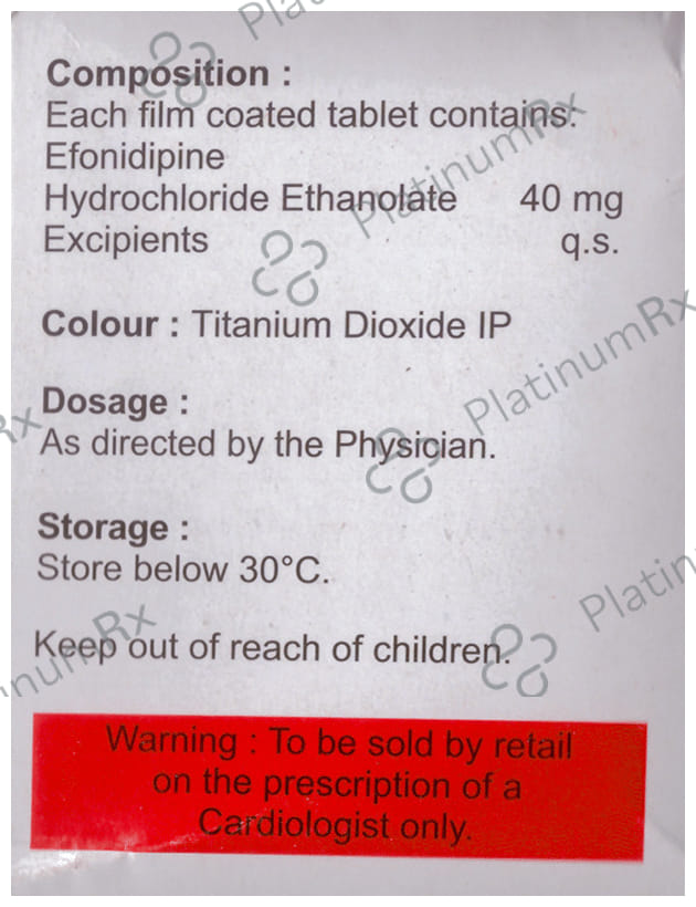 Efonta 40mg Tablet 15s