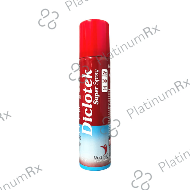Meditek Diclotek Super Spray (55gm Each) 1 Bottle