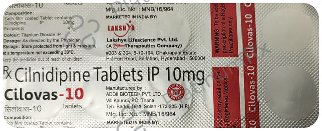Cilovas 10mg Tablet