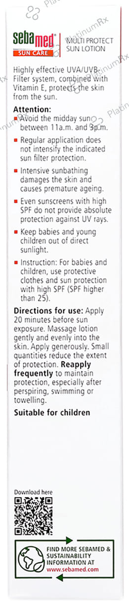 Sebamed Multi Protect Sun SPF 50+ Lotion 150ml
