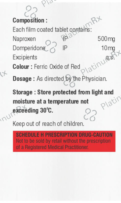 Naprovil D 10/500mg Tablet 10s