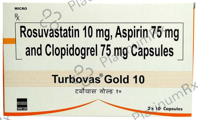 Turbovas Gold 10/75/75mg Capsule 10s