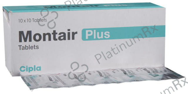 Montair Plus 10/10mg Tablet 10s