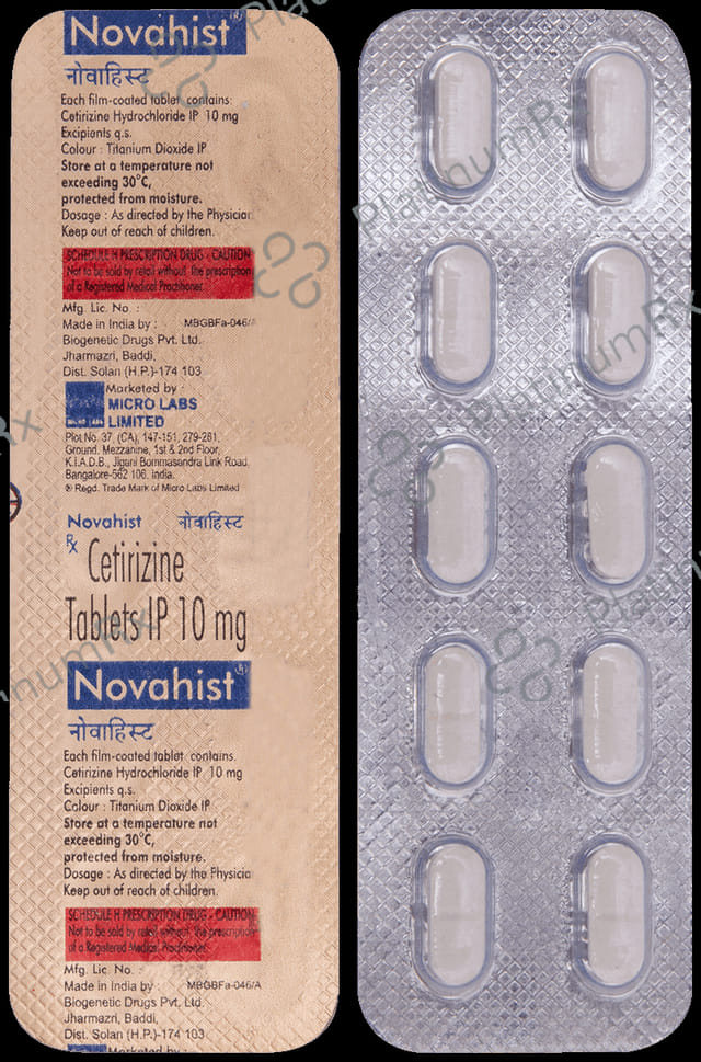 Novahist 10mg Tablet