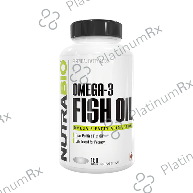 Nutra Bio Omega 3 Fish Oil Soft Gel 60s