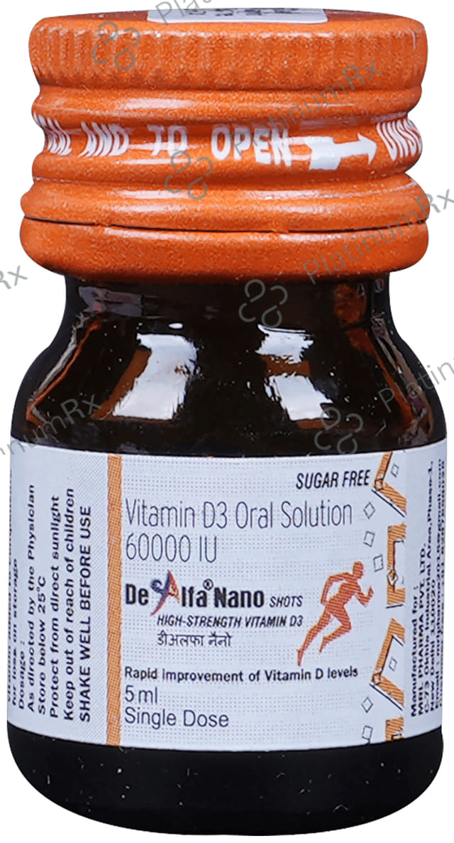 De Alfa Nano Shot Sugar Free Solution 5ml