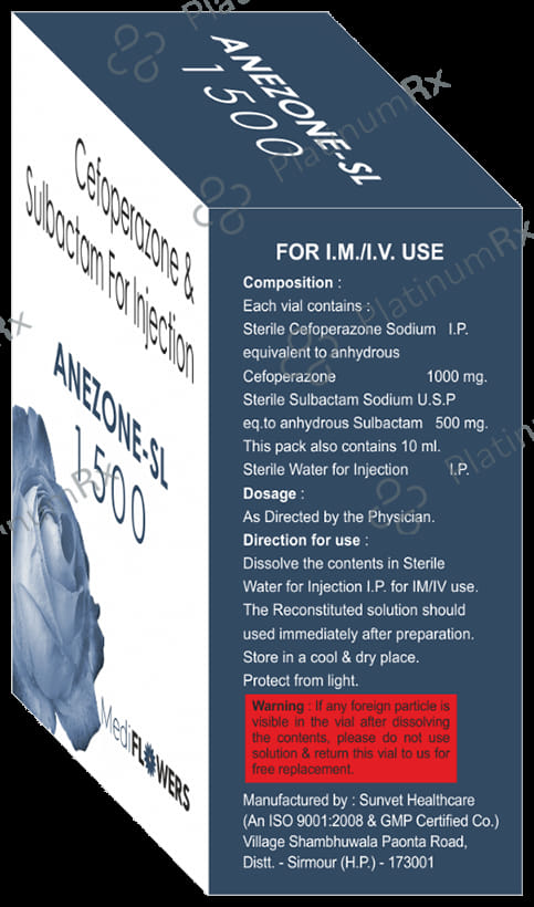 Anezone SL 1500mg Injection 1s