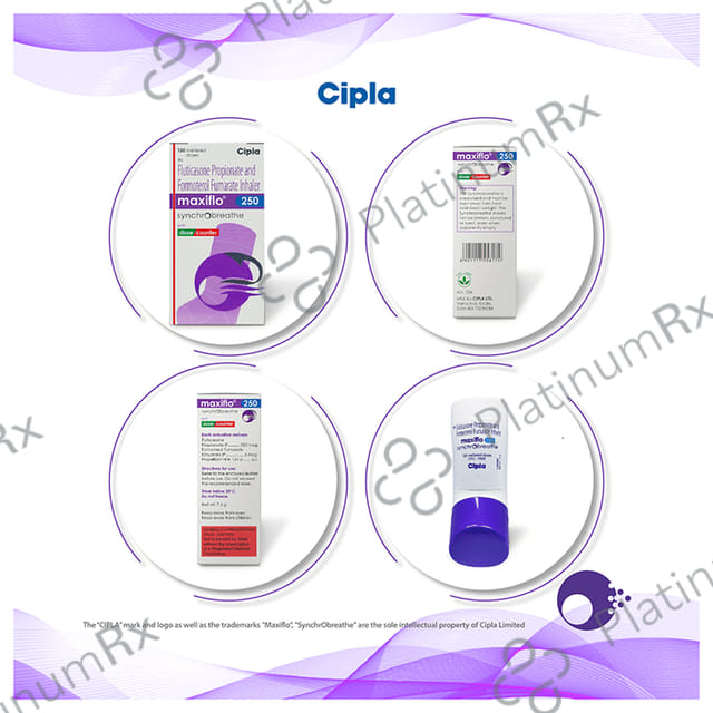 Maxiflo Synchrobreathe 6/250mcg Inhaler 120MDI