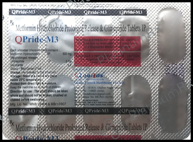 QPride M3/500mg Tablet PR 10s
