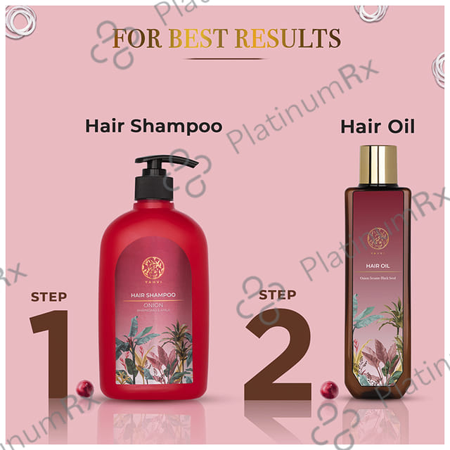 Yahvi Hair Shampoo Onion Bhringraj & Amla 500 ml