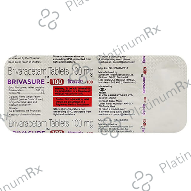 Brivasure 100mg Tablet 10s