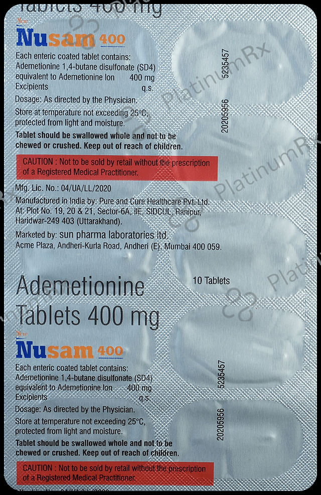 New Nusam 400mg Tablet 10s