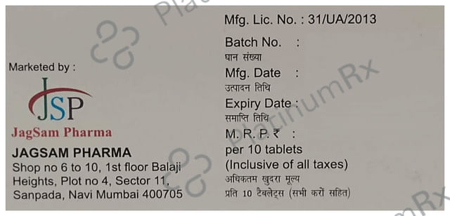 Sersam Fort 50/0.5mg Tablet 10s