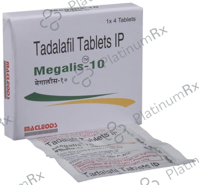 Megalis 10mg Tablet 4s