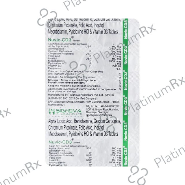 Nuvic CD3 Tablet