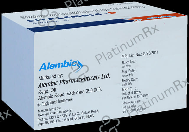 Sitalembic D 10/100mg Tablet 15s