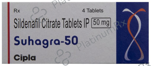 Suhagra 50mg Tablet 4s