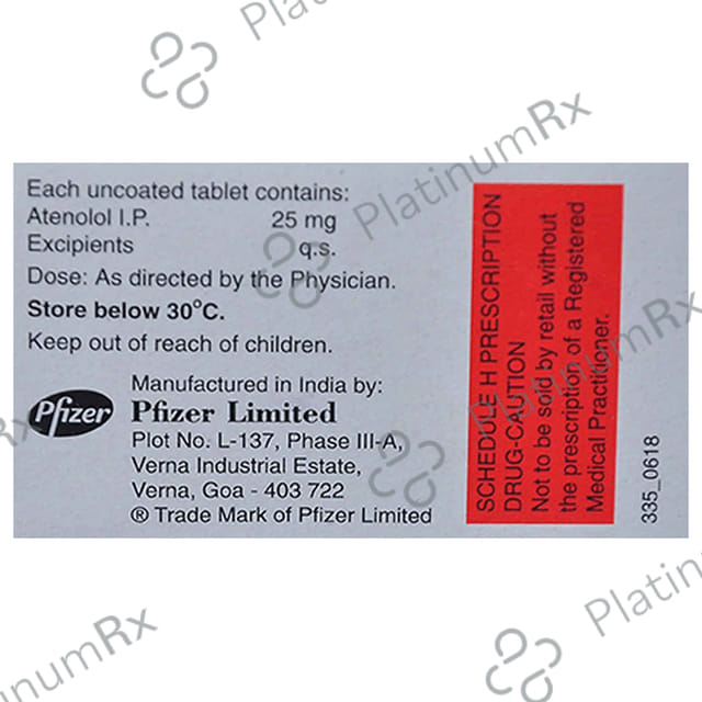 Atpark 25mg Tablet 14s