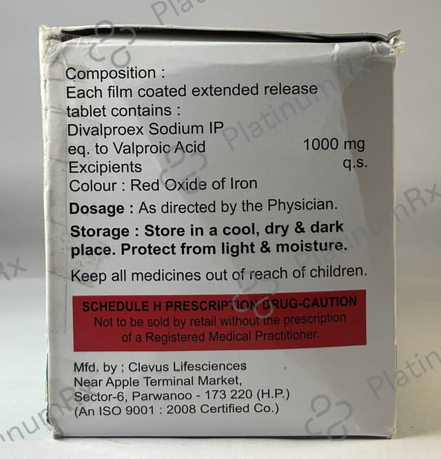Divalpin 1000mg Tablet ER 8s