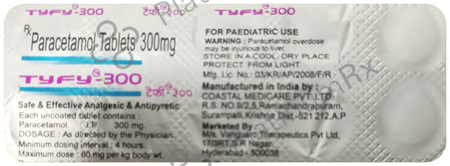 Tyfy 300mg Tablet DT 10s